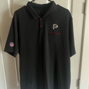 Nike On-Field Atlanta Falcons Black Performance Polo